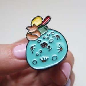Little Prince and a Fox Enamel Cute Pin